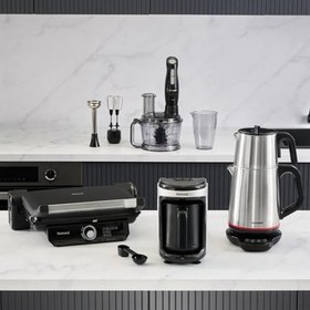 Resim Homend Premium24 4'lü Elektrikli Çeyiz Seti Tost, Kahve, Çay Makinesi ve Blender Seti 