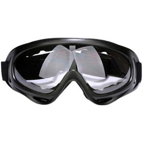 Resim Uv400 Koruyucu Lens Rüzgar Geçirmez Toz Geçirmez Kayak Gözlüğü Şeffaf Nu 