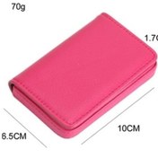 Resim Trendooze Linjinxu Pu Deri Metal Kartvizitlik Lychee Paslanmaz Çelik Pembe Diğer Diğer - Uniq Tasarım Diğer 