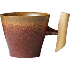 Resim Binduo Retro Japon Tarzı Kahve Kupa Sır Seramik 300 ml (Yurt Dışından) 