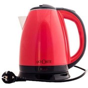 Resim La' Forte 1.8L 1500W Stainless Steel Electric Kettle, Cord-Free, Auto Shut Off Boil-Dry Protection, EKLF001R, Red 