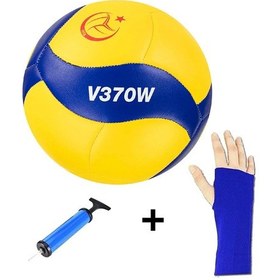 Resim Mıkasa V370w Voleybol Topu Soft Dikişli Sentetik Deri No:5 Çok Renkli 