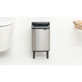 Resim Brabantia Bo Hı Fpp Matt Steel Ayaklı Çöp Kutusu 4l Gümüş 