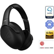 Resim Asus Rog Strıx Go Bt Bluetooth Kablosuz Baglantı 25 Saat Pil Ömrü 40MMLIK Sürücüler Oyuncu Kulaklığı 