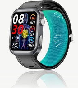 Resim Spovan Electro Air 2 Hava Basınçlı Tansiyon Şeker EKG Sesli Görüşme Türkçe Akıllı Saat - Siyah 