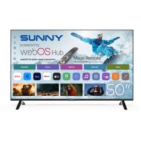 Resim Sunny SN50FMN252 50" 127 Ekran Uydu Alıcılı 4K Ultra HD webOS Smart LED TV 