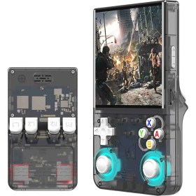 Resim R36 Ultra Taşınabilir Şarjlı Atari Oyun Konsolu 4 Inç Ekran 64GB Hafıza 10.000 Oyun 