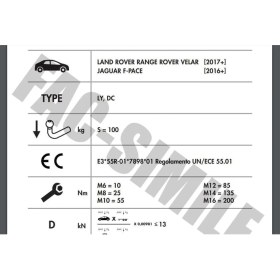 Resim Yatay Söktak Jaguar F Pace - Landrover Velar 
