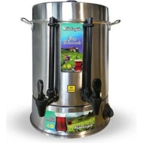 Resim Gri Renkli 120 Bardak Elektrikli Semaver, Pratik ve Şık Tasarım 