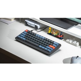Resim Keychron V4-A1 QMK Custom K Pro Red Switch RGB HotSwap Mekanik Klavye 