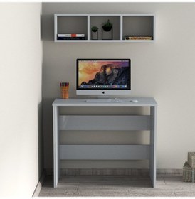 Resim Tanmob Çalışma Masası Raflı Beyaz - Clm0201 