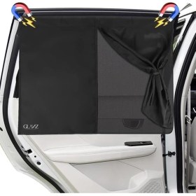 Resim Lidyahan Store 1 Adet Araç Yan Cam Perdesi Mıknatıslı Oto Güneşlik Araba Anne Bebek Emzirme Perdesi 