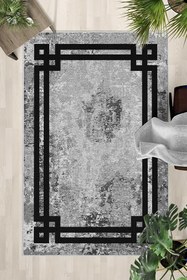 Resim Monnhein Yıkanabilir Halı ve Yolluk - Kaymaz Tabanlı Salon Halısı, Mutfak Halısı, Modern Dijital Baskı Tasarım (0450) 