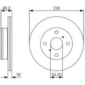 Resim BOSCH 0986479R75 Fr 4351212250 (WC747334) (Fiyat:2 Adet İçindir) 