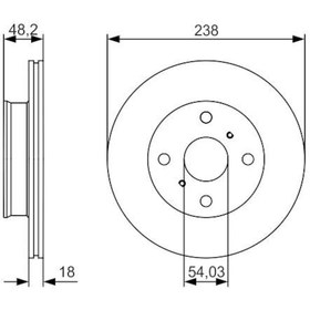 Resim BOSCH 0986479R75 Fr 4351212250 (WC747334) (Fiyat:2 Adet İçindir) 