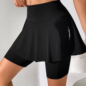 Resim 1 Adet Kadın Yüksek Bel Köpekbalığı Pantolon - Anti-Zıplama, Yan Cep Atletik Tayt, Kaymaz Yoga, Bisiklet, Spor Salonu İçin Antrenman Şortları - Makinede Yıkanabilir Tam Kapsamlı Alt Giyim - CXYIN Fitness Şortları, Yoga Kıyafeti, Sportif Görünüm, Kaydırmaz Tasarım 