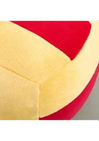 Resim Soft Voleybol Topu Figürlü Yastık - Kırmızı / Sarı - 20 Cm 