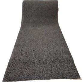 Resim Tbm Plastik Kaydırmaz Kıvırcık Gri Paspas En: 100CM 