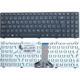 Resim Lenovo Uyumlu ideaPad 100-15ISK* Klavye (Siyah) 