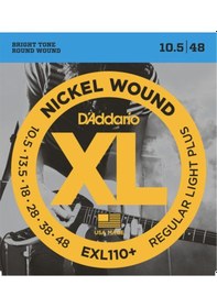 Resim D'addario Exl110+ Xl Nickel Wound Elektro Gitar Tel Seti - 10.5-4 