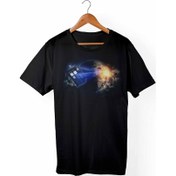 Resim Doctor Who Çocuk Siyah T-shirt 