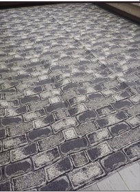 Resim Savan Dokuma Halı Örtüsü 6m² 200 300cm Kale Gri 