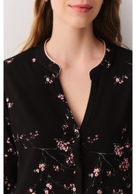 Resim Suwen Alina Maskülen Pijama Takımı Sh26217660b325 Siyah Desenli 