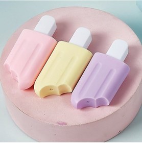 Resim 6'lı Mini Dondurma Fosforlu Işaretleme Kalem Seti 