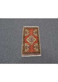 Resim Zehra Abla Halı Vintage El Dokuma Nadir Anadolu Yün Halı 5978 