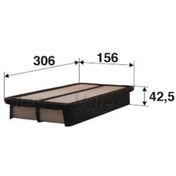 Resim Sardes Sa510 Hava Filtresı Corona At191 3S 92- 