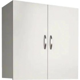 Resim Labelladizayn 1. Kalite Mdf 2 Kapaklı Banyo Üst Dolabı 