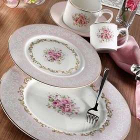 Resim AR 30029 Aryıldız Bone Round Porselen 83 Parça Yemek Takımı 