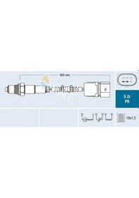 Resim Skoda Fabia 1 Oksijen Sensoru 1.4 2002-2008 Aua Bby Bky Fae 75042 