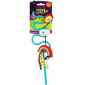 Resim Mad Cat Rainbow Chaser Kedi Otlu ve Matatabili Oyuncaklı Kedi Oltası 