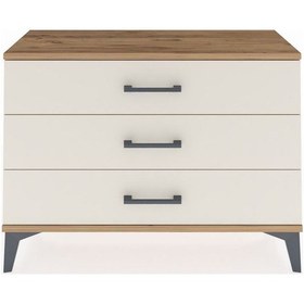 Resim Arges Şifonyer 3 Çekmeceli 88x30x64 Çam-aytaşı Atlas Çam 