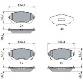 Resim Toyota Yaris Cross 1.5 2021-2025 Bosch Ön Balata Netpar26149 