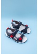 Resim Gimer - Cırtlı Çocuk Sandalet - Mrt051202G Gri 