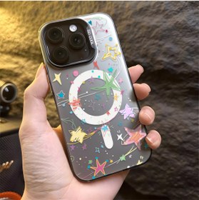 Resim PATTERNOVA iPhone 13 Pro Max Uyumlu Kırılmaz Silikon Sevimli Yıldız Desenli Baskılı Kapak Şok Emici Koruma 