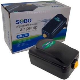 Resim Sobo Tek Çıkışlı Mini Hava Motoru SB-718 3W 3 Lt/dak 