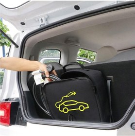 Resim Glanz Elektrikli Araç Şarj Kablosu Taşıma Çantası Kare 
