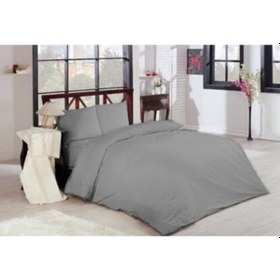 Resim Çift Kişilik 160X200 Lastikli Çarşaf Takımı-Gri 