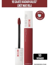 Resim Maybelline New York Superstay Matte Ink Liquid Lipstick - 50 Voyager 