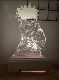 Resim Naruto Uzumaki 3D 16 Renk Gece Lambası 