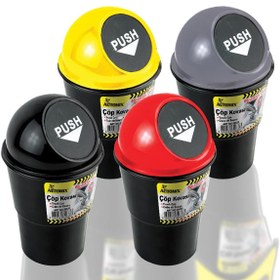 Resim Automix Bardaklık Tip Araç İçi Çöp Kutusu 