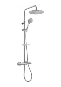 Resim Eca Termostatik Teleskobik Kolonlu Banyo Duş Bataryası 102102526 Krom 