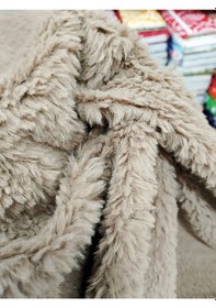 Resim Toskana Peluş Kumaş Koyu Kahverengi 