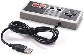 Resim TRIXES 2'li paket NES Look Alike Denetleyicileri - PC Bilgisayar MAC Raspberry Pi için USB Retro Oyun Joypadleri 