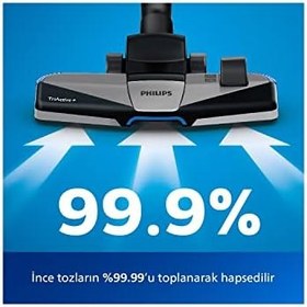 Resim Philips FC9749/07 Powerpro Max Toz Torbasız Süpürge Mavi 
