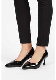Resim Ayakmod 695033 Z Siyah Rugan Kadın Topuklu Ayakkabı Siyah Rugan 