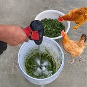 Resim Keskin Bıçaklı ve Ergonomik Saplı Sağlam Metal 6 Yaprak Doğrayıcı - Sebze, Et, Meyve, Tahıl için Çok Amaçlı Gıda İşleme Makinesi - İç Mekan/Dış Mekan Mutfak, Kamp, Çiftlik Kullanımı için Dayanıklı & Kolay Temizlenebilir Tasarım - Ev ve Ticari Mutfaklar için İdeal 